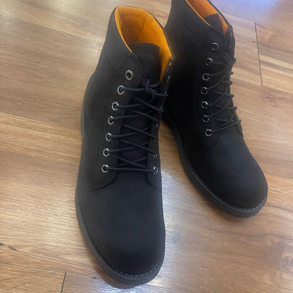 TIMBERLAND MEN'S REDWOOD FALLS WATERPROOF BOOT BLACK FULL GRAIN A44P1 ALL SIZES